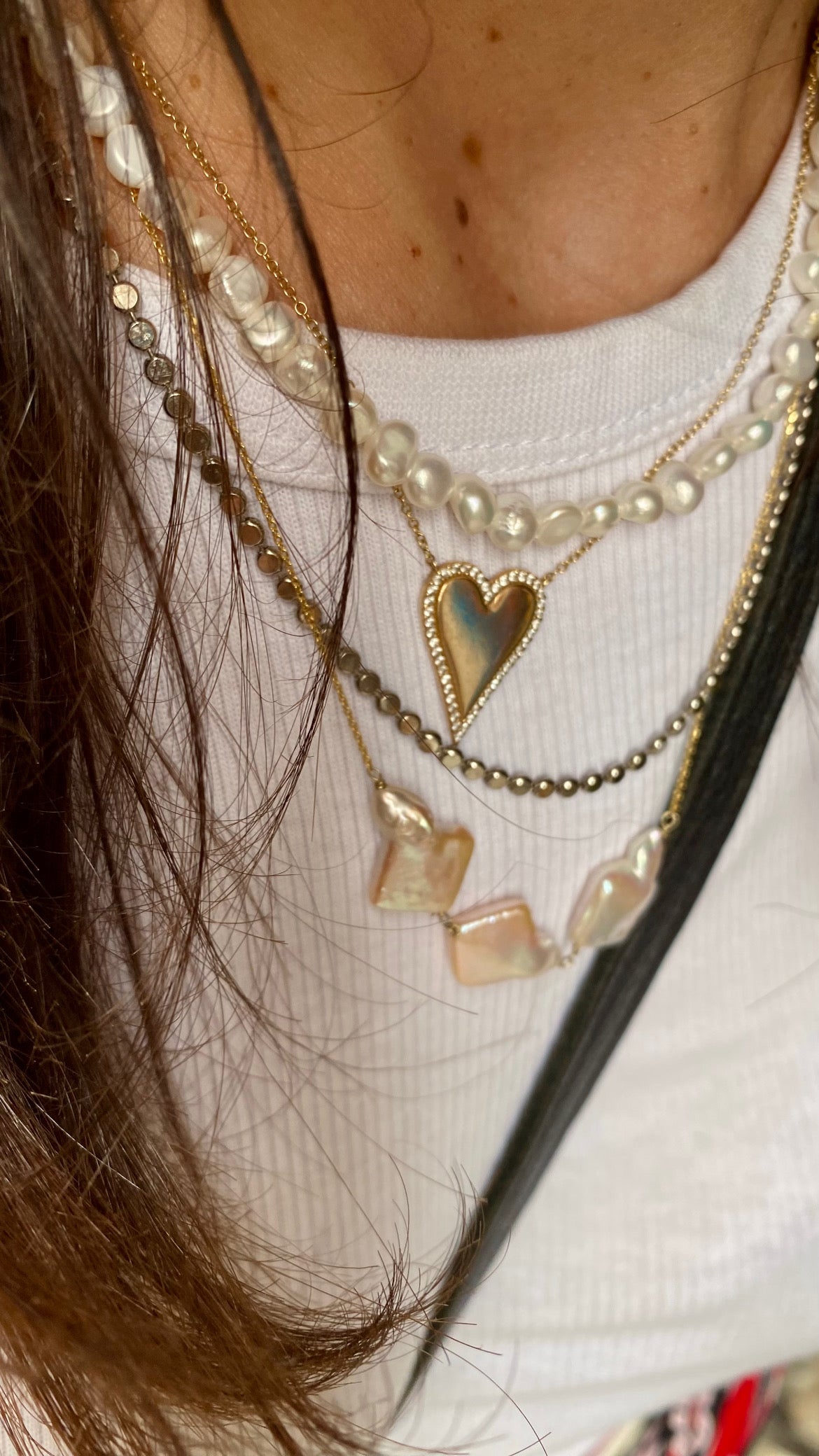 Collier de perles baroques