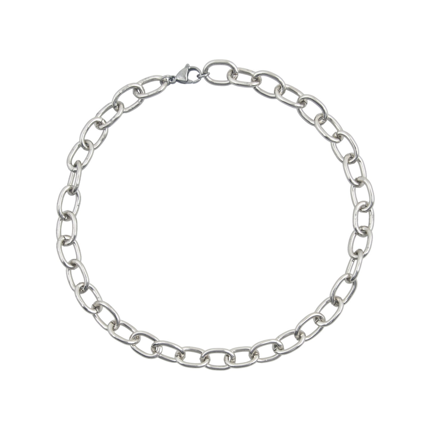 Chunky Oval Chain Necklace