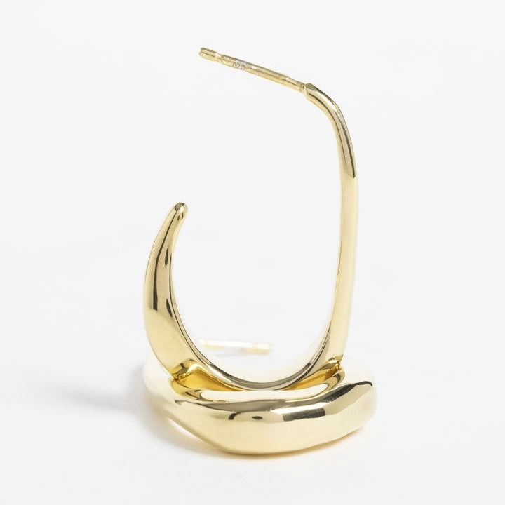 Amorphous Gold Earrings