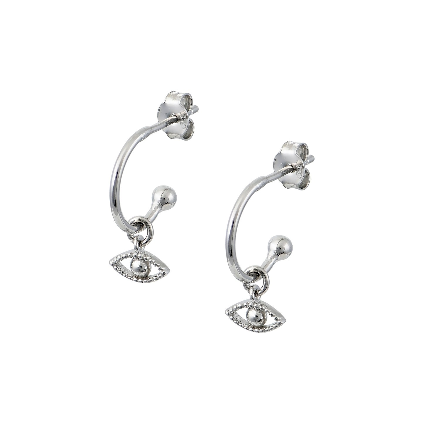 Eye Hoop Earrings