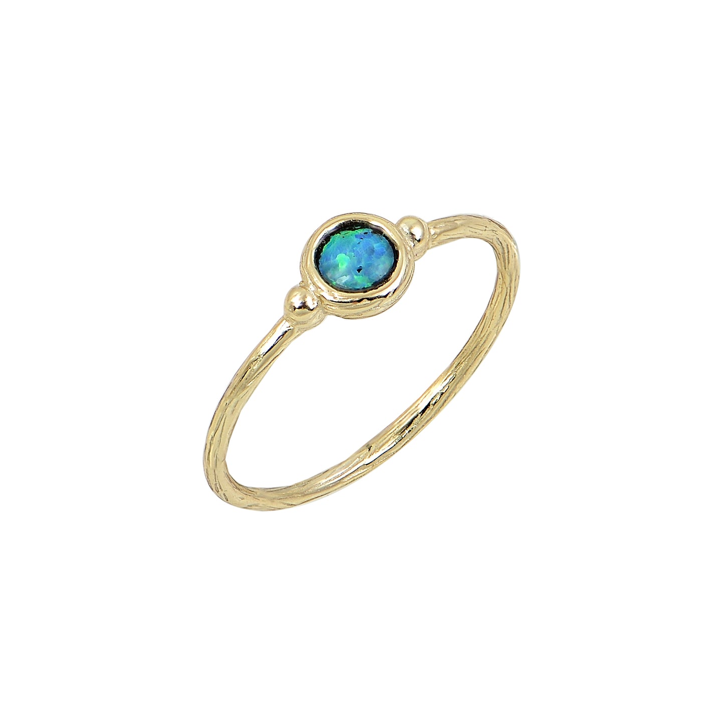 Blue Opal Ring