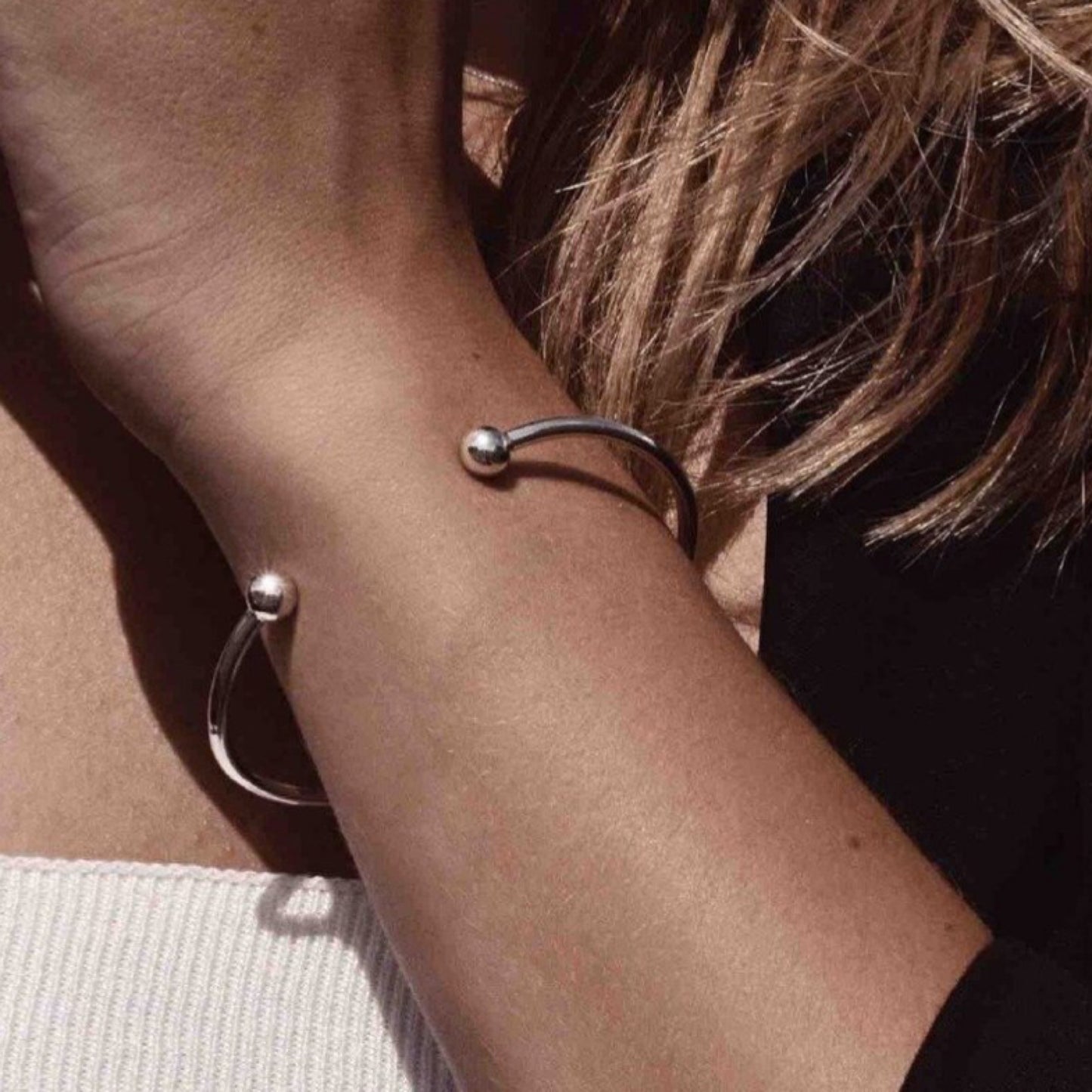 Bead Bangle Bracelet