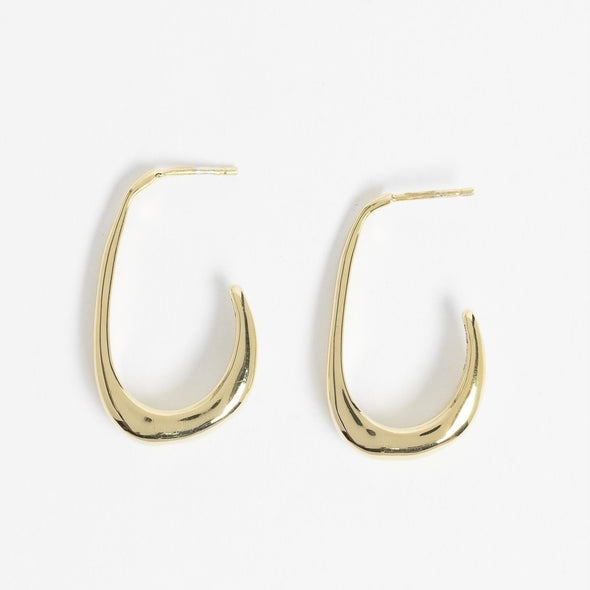 Amorphous Gold Earrings