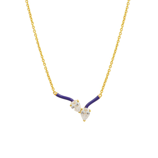 Siena Κολιέ Purple