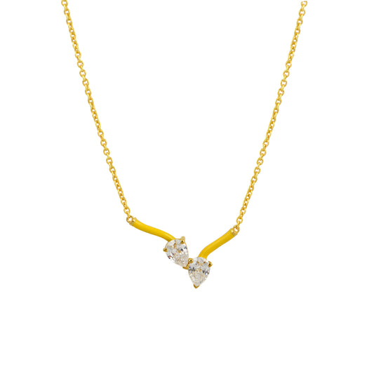 Siena Κολιέ Yellow
